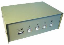 Cables Direct SB-424 Serial Switch Box Kabelgebunden 