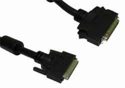 Cables Direct 2m, HPDB50 M/U2CN68 M, SCSI-5 SCSI-Kabel Schwarz Extern DB50/HPM 68-p 