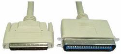 Cables Direct 2m HP68/50C M/M SCSI-Kabel Beige Extern DB68/HP Centronics C50 