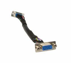 Cables Direct SVGA-STUB VGA-Kabel 0,15 m VGA [D-Sub] Schwarz 