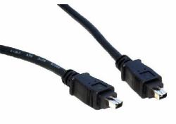 Cables Direct Firewire 400 3m 4-p Schwarz 