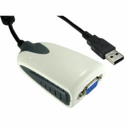 Cables Direct USB2-VGA3 USB-Grafikadapter 1680 x 1050 Pixel Schwarz, Weiß 