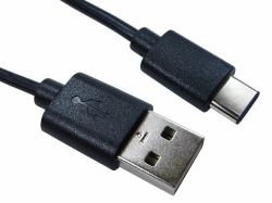 Cables Direct USB3C-941-3M USB Kabel USB 2.0 USB C USB A 0,48 Gbit/s Schwarz 