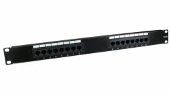 Cables Direct 16 Port Cat5e Patch Panel 1U 