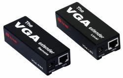 Cables Direct VGA-V080 Audio-/Video-Leistungsverstärker AV-Sender & -Empfänger Schwarz 