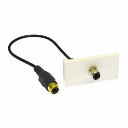 Cables Direct ZZ-MOD-1RCAK Keystone-Modul 
