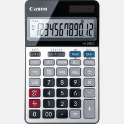 Canon HS-20TSC Taschenrechner Desktop Finanzrechner Schwarz, Silber 