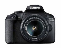 Canon EOS 2000D BK 18-55 IS II EU26 SLR-Kamera-Set 24,1 MP CMOS 6000 x 4000 Pixel Schwarz 