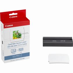 Canon KC-18IS Farbtinte + 54 x 86 mm Sticker-Papier, 18 Blatt 