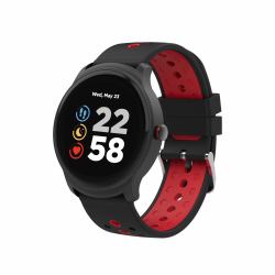 Canyon CNS-SW81BR Smartwatch/ Sportuhr 3,3 cm [1.3"] IPS 44 mm Digital 240 x 240 Pixel Touchscreen Schwarz, Rot 