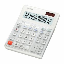Casio DE-12E-WE Taschenrechner Desktop Einfacher Taschenrechner Weiß 