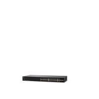 Cisco SF250-24 Managed L2/L3 Fast Ethernet [10/100] 1U Schwarz 
