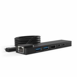 Compulocks HUB01 laptop-dockingstation & portreplikator USB 2.0 Type-C Schwarz 