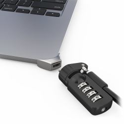 Compulocks MBALDG05CL Kabelschloss Silber 