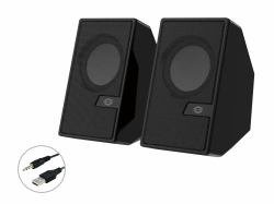 Conceptronic BJORN 2.0-Kanal-Computer-Lautsprecher mit Bluetooth, 6W 