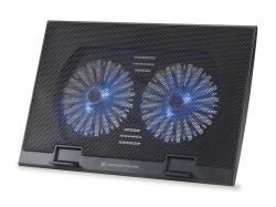Conceptronic THANA02B Llaptop-Kühlpad 43,2 cm [17"] Schwarz 