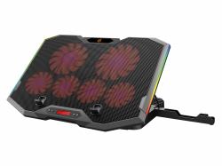 Conceptronic THYIA ERGO Gaming-Notebook Kühlständer mit 6 Lüftern 