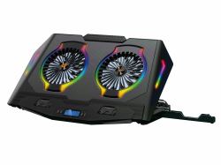 Conceptronic THYIA ERGO Gaming-Notebook Kühlständer mit 2 Lüftern 