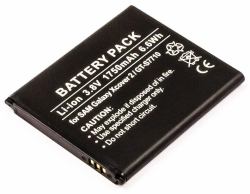 CoreParts MSPP2924 Handy-Ersatzteil Akku Schwarz 