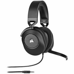Corsair HS65 SURROUND Kopfhörer Kabelgebunden Handgeführt Gaming Karbon 