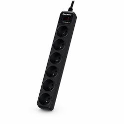 CyberPower Tracer III B0620SC0-FR Spannungsschutz Schwarz 6 AC-Ausgänge 200 - 250 V 1,8 m 