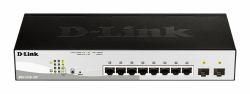 D-Link DGS-1210-10P Netzwerk-Switch Managed L2 Gigabit Ethernet [10/100/1000] Power over Ethernet [PoE] 1U Schwarz 