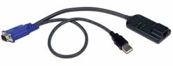 DELL A7485901 Tastatur/Video/Maus [KVM]-Kabel Schwarz 