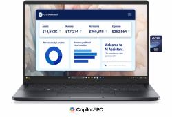 DELL Pro 14 Premium PA14250 Copilot+ PC Intel Core Ultra 5 236V Laptop 35,6 cm [14"] Full HD+ 16 GB LPDDR5x-SDRAM 512 GB SSD Wi-Fi 7 [802.11be] Windows 11 Pro Deutsch Grau 