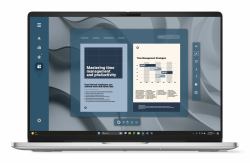 DELL Pro 16 PC16255 Copilot+ PC AMD Ryzen AI 5 340 Laptop 40,6 cm [16"] Full HD+ 16 GB DDR5-SDRAM 512 GB SSD Wi-Fi 6E [802.11ax] Windows 11 Pro Deutsch Platin 