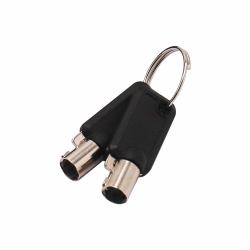 Dicota D31832 Kabelschlosszubehör Schlüssel Schwarz, Silber 1 Stück[e] 