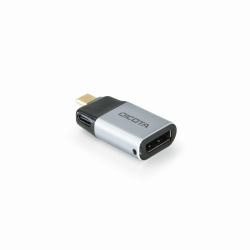 DICOTA D32046 Schnittstellenkarte/Adapter Mini DisplayPort, USB Typ-C 