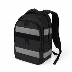 DICOTA Reflective - V2 - Rucksack - Thermoplastisches Polyurethan [TPU], 600D RPET - Schwarz - 15.6"