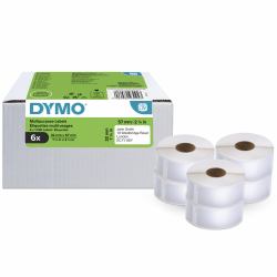 DYMO Original LabelWriter Mehrzwecketiketten | 32 mm x 57 mm | 6 Rollen mit je 1.000 leicht ablösbaren Etiketten [6.000 Etiketten] | selbstklebende Etiketten | für LabelWriter-Beschriftungsgerät 