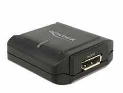 DeLOCK 11464 Kabeladapter Displayport 20 pin, DC 5V Displayport 20 pin Schwarz 