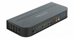 DeLOCK HDMI KVM Switch 4K 60 Hz mit USB 3.0 und Audio 