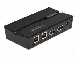 DeLOCK USB 2.0 Switch für 2 PC an 2 Geräte 