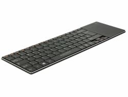 DeLOCK 12454 Tastatur für Mobilgeräte Mikro-USB Schwarz 