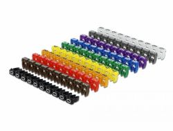 DeLOCK 18304 Kabelklammer Gemischte Farben 100 Stück[e] 