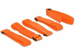 DeLOCK 18707 Klettverschluss Orange 5 Stück[e] 