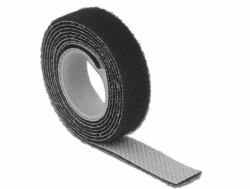 DeLOCK 18709 Klettverschluss Schwarz 1 Stück[e] 