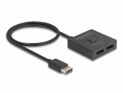 DeLOCK DisplayPort Switch 2 auf 1 bidirektional 8K 