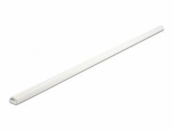 DeLOCK Kabelkanal Mini selbstschließend selbstklebend 15 x 11 mm - Länge 1 m weiß 
