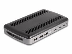 DeLOCK USB Ladestation mit 3 x USB Type-C PD + 3 x USB Typ-A [112 W] 