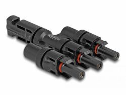 DeLOCK 60024 Kabeladapter 1 x DL4 3 x DL4 Schwarz 