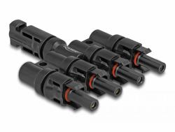 DeLOCK 60026 Kabeladapter 1 x DL4 4 x DL4 Schwarz 