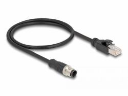 DeLOCK 60073 Netzwerkkabel Schwarz 0,5 m Cat5e S/FTP [S-STP] 