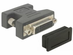 DeLOCK 60160 Steckdosensicherung DVI Schwarz 10 Stück[e] 