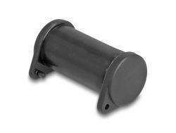 DeLOCK DL4 Staubschutz für Stecker und Buchse, Silikon, 2-teilig, schwarz 10er Set 