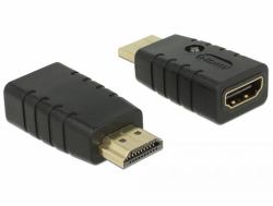 DeLOCK 63320 Kabeladapter 1 x HDMI-A 19 pin Schwarz 
