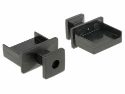 DeLOCK 64009 Steckdosensicherung USB Typ-A Schwarz 10 Stück[e] 